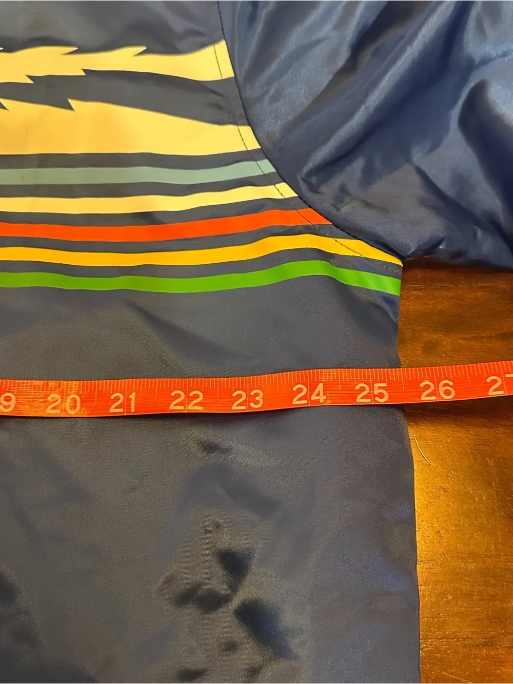 Stranger Things Men's Blue Bomber Jacket Snap Front Lined Pockets Size XL